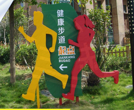 公園健康步道標(biāo)識(shí)