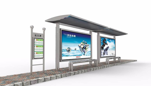鄭州公交車候車廳設計制作