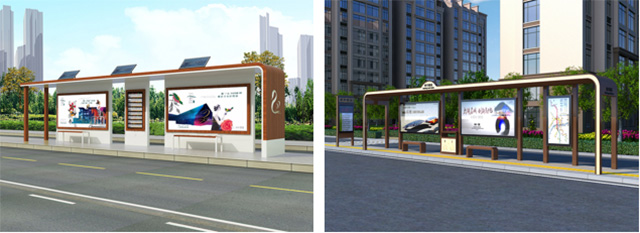 城市公交車候車廳制作